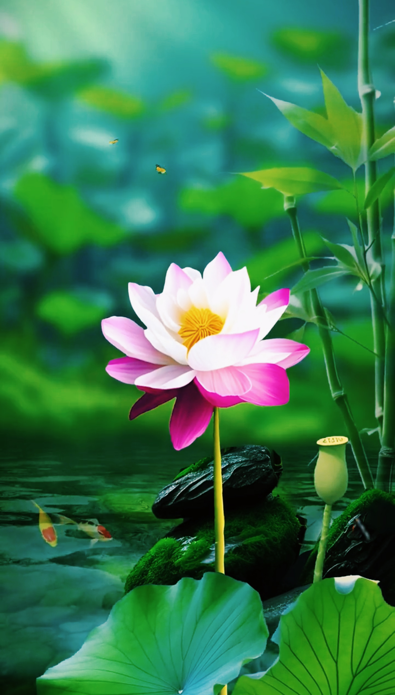 岁月不居,人生短暂,心静身安,清理杂念,次第花开,进退自如,头脑清醒