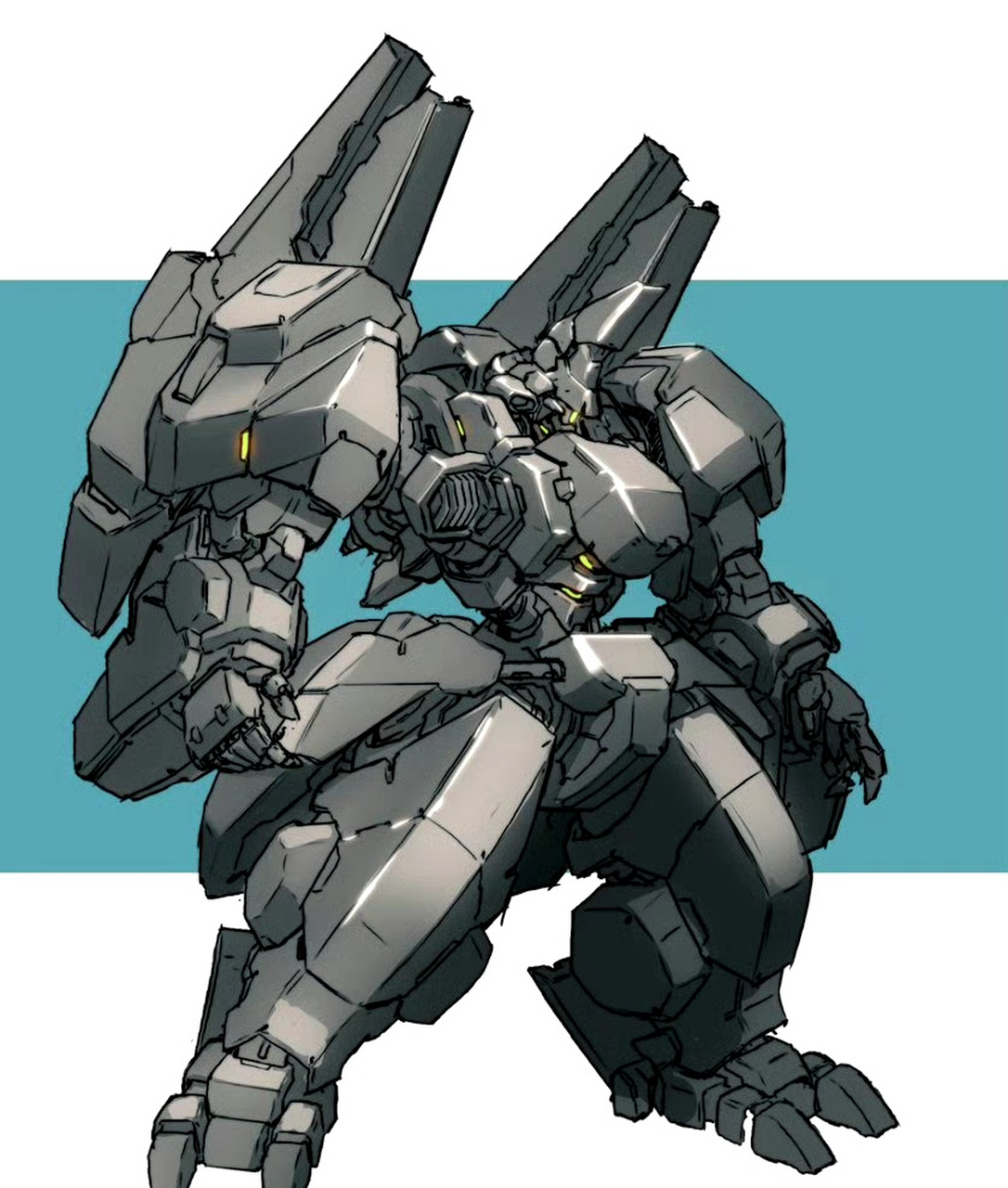 一组机甲设计作品欣赏,包括了超级系和真实系的机体,by superphotrone