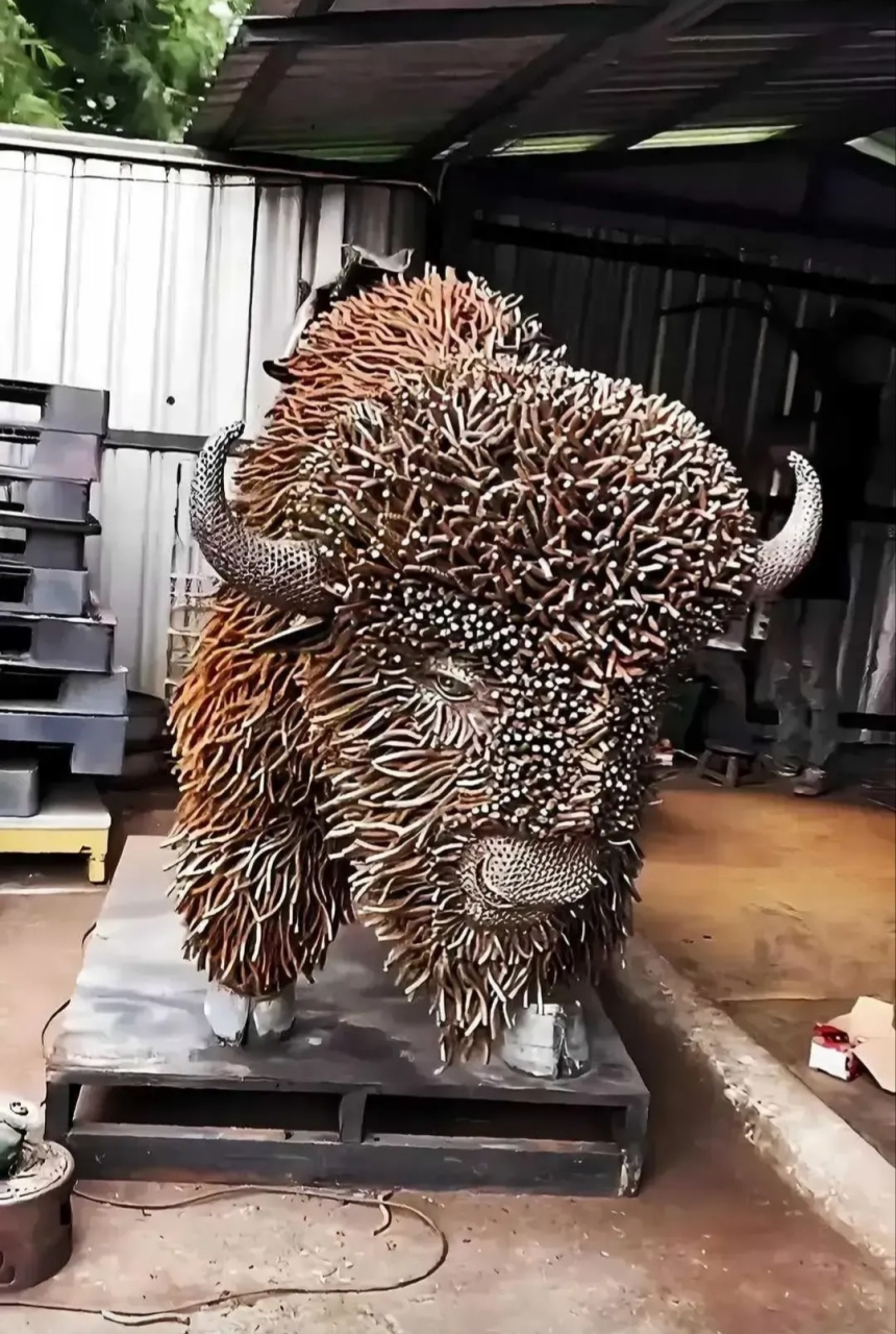 废铁变艺术品,真是奇思妙想!