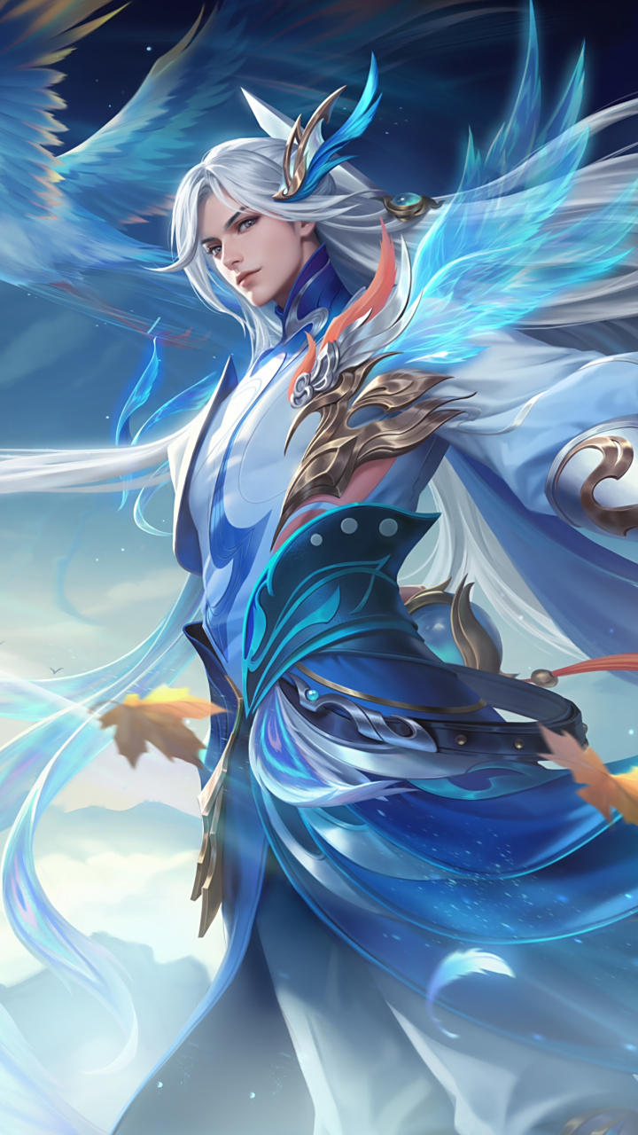 王者荣耀壁纸——李白  历史原型  李白,字太白,又称青莲居士.