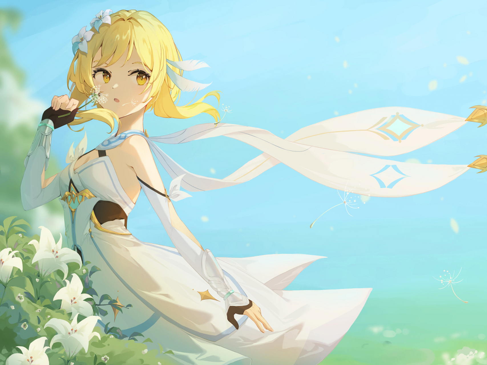 春风十里不如莹 #原神#  画师:企迪熊