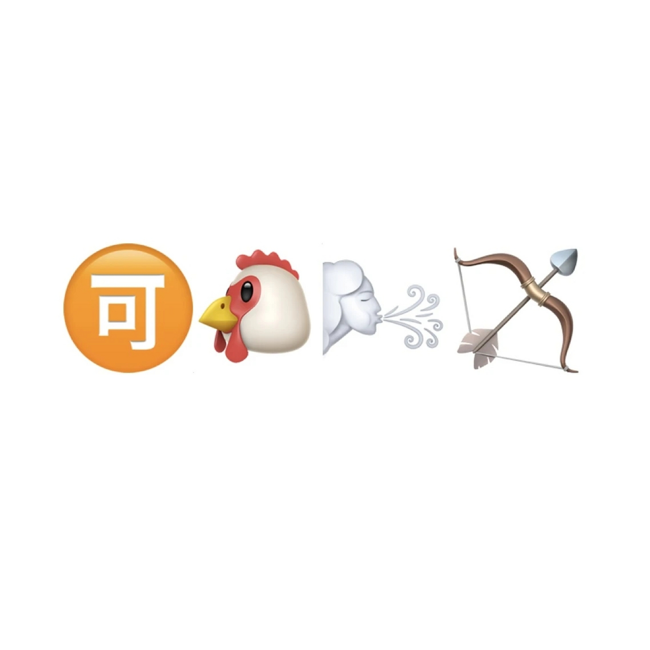 看图猜成语#  在日常生活中 emoji表情的使用 丰富了大家的表达方 