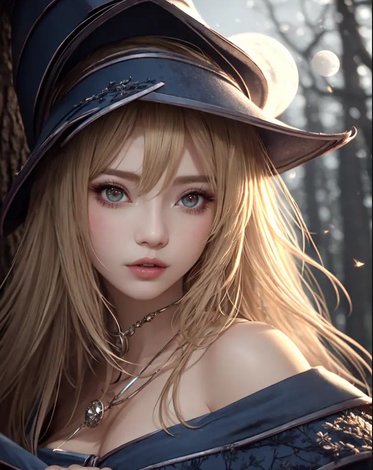 游戏王杂谈:ai还原的黑魔导女孩,这谁能顶得住?