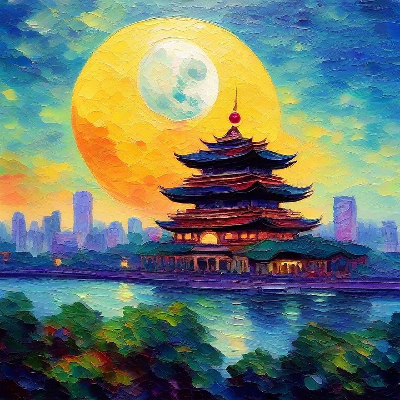 谢谢!  070 上联:九派茫茫,鹦鹉龟蛇黄鹤月