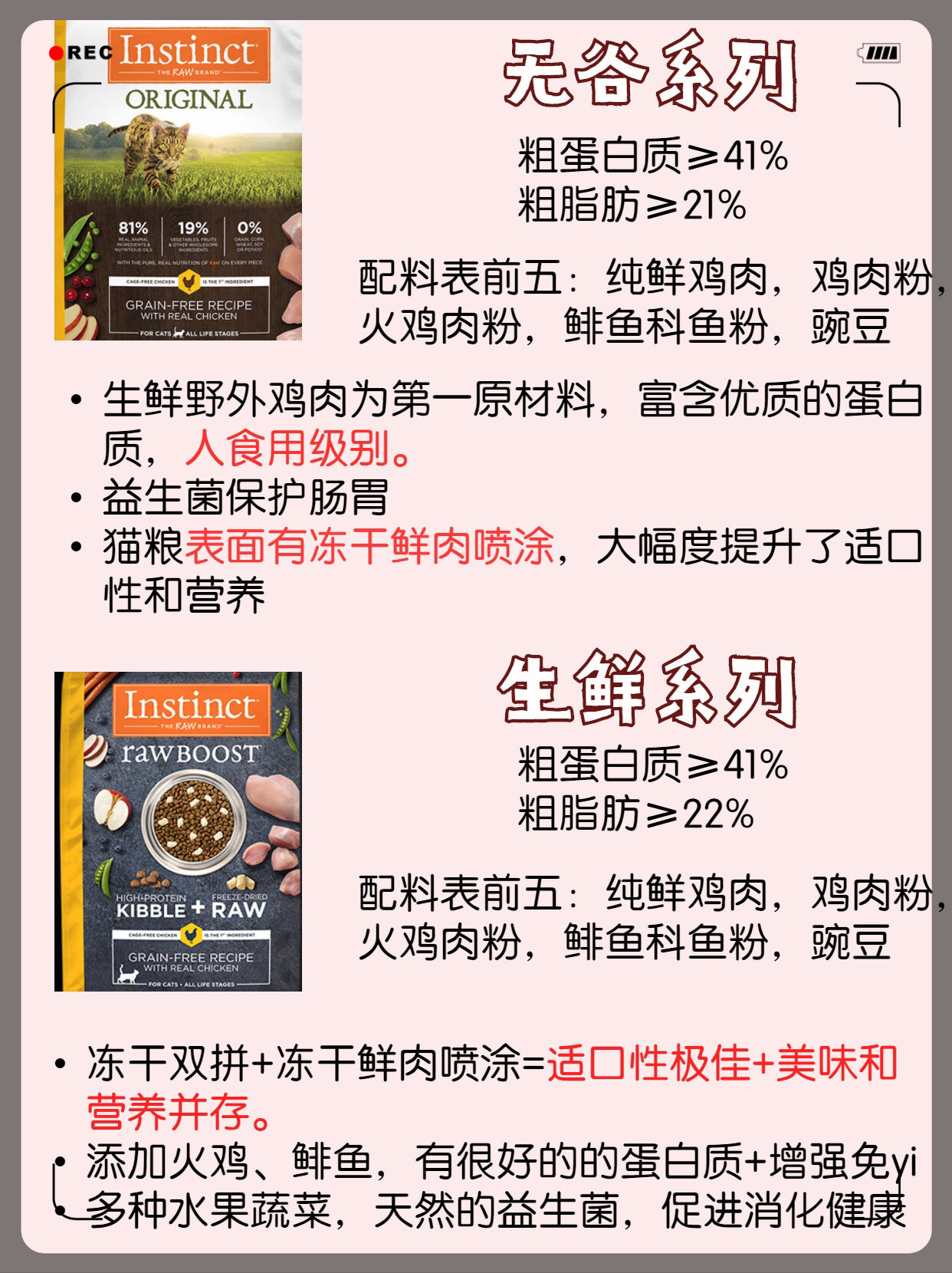 百利猫粮配料表图片