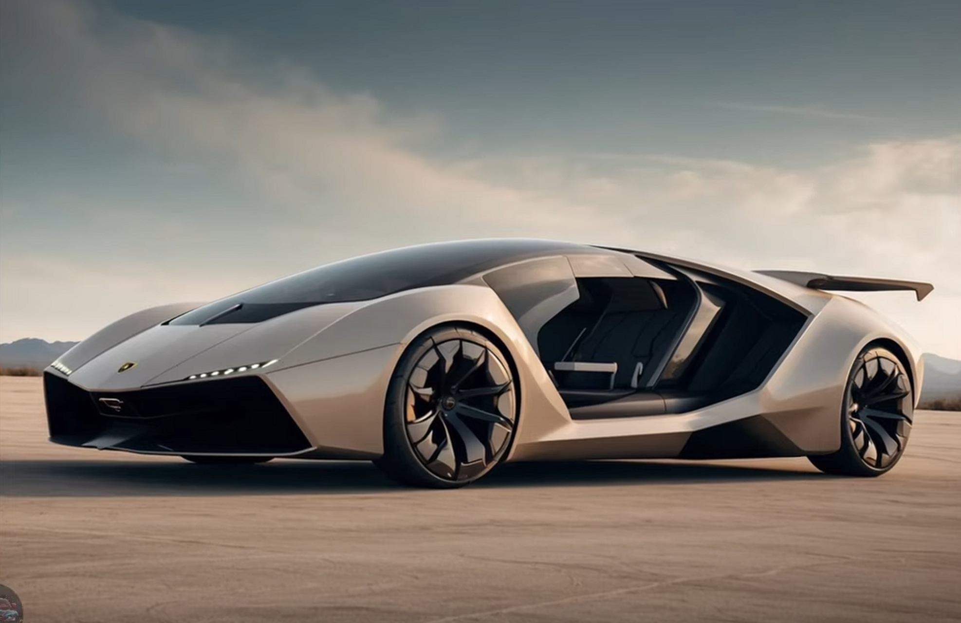 兰博基尼 2050 泄露:这只疯狂的野兽会让你的自行车哭泣!#跑车