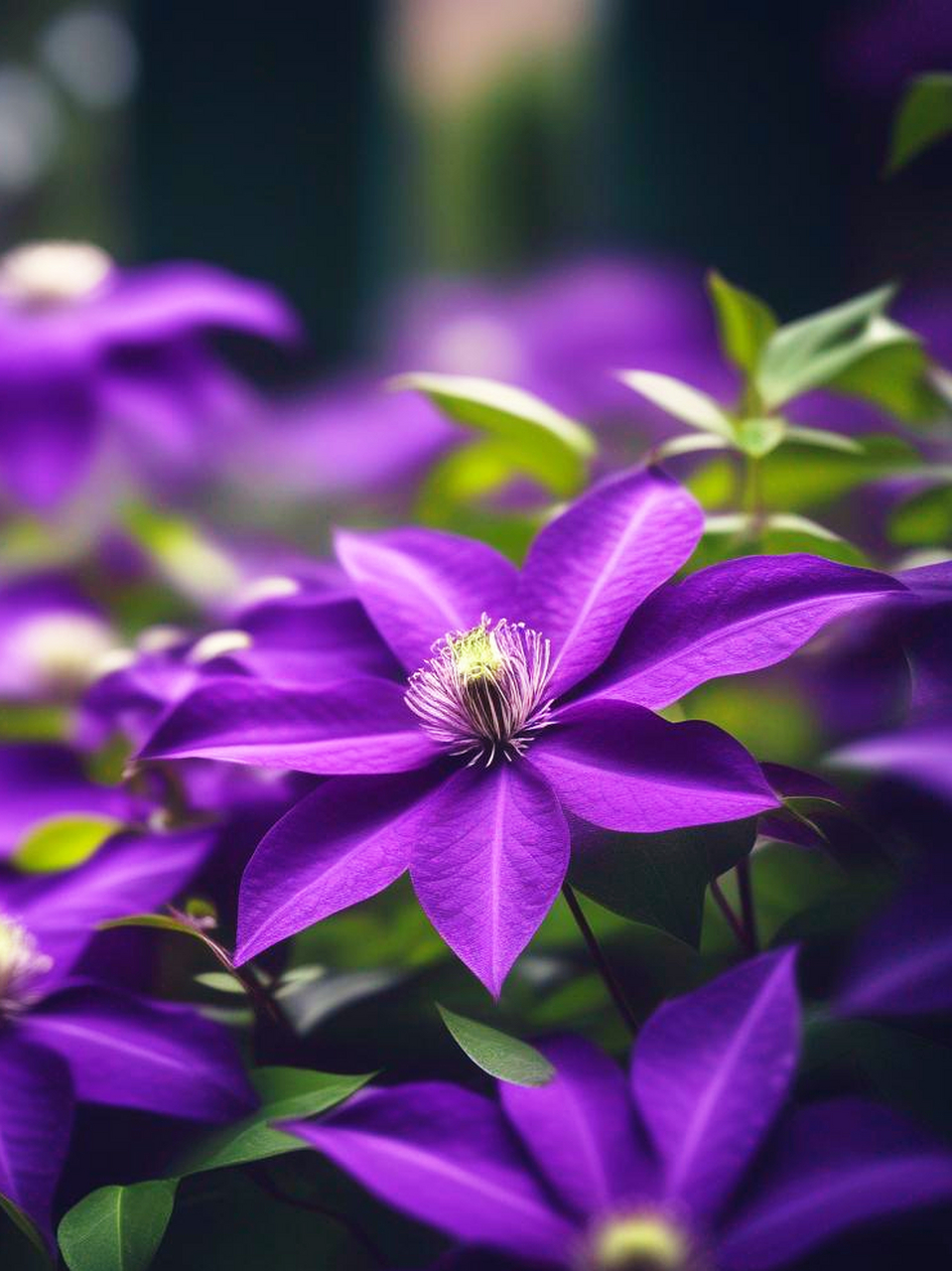 皇家紫铁线莲,高贵优雅