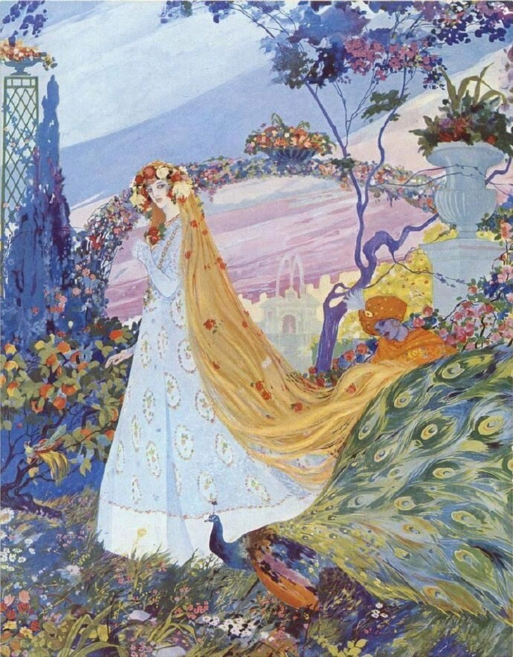 浪漫绚丽|艺术家umberto brunelleschi  以其独特的油画风格和情感