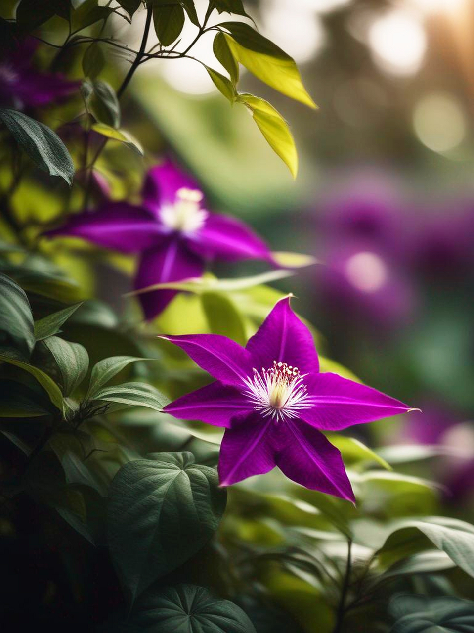 皇家紫铁线莲,高贵优雅