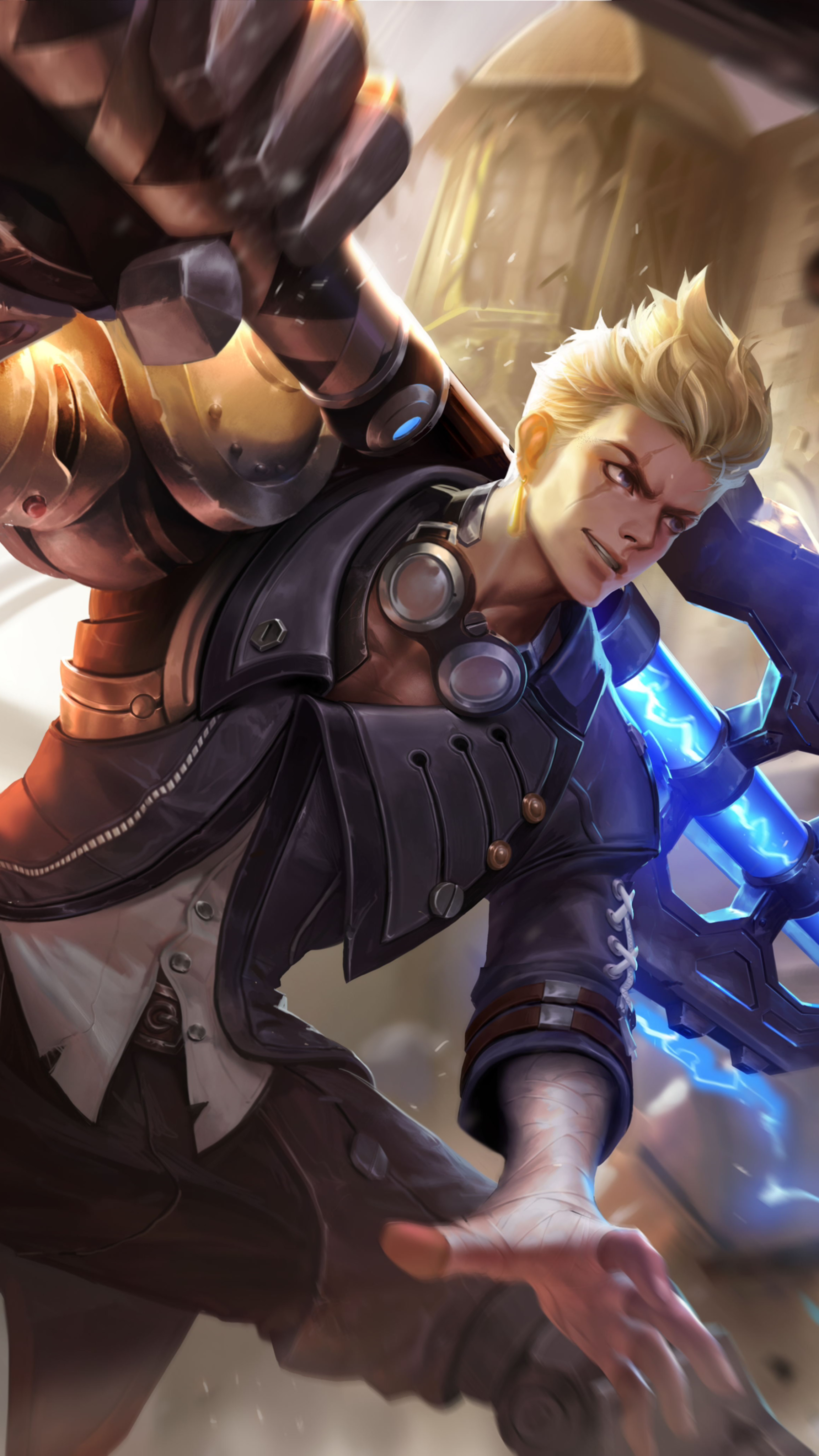 王者荣耀壁纸——狂铁 狂铁.@李秃秃插画的动态