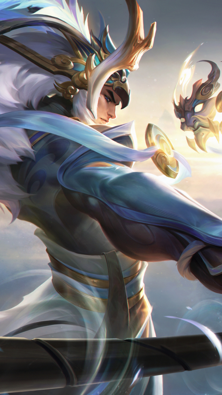 王者荣耀壁纸——吕布  历史原型  吕布,字奉先,东汉末年名将.