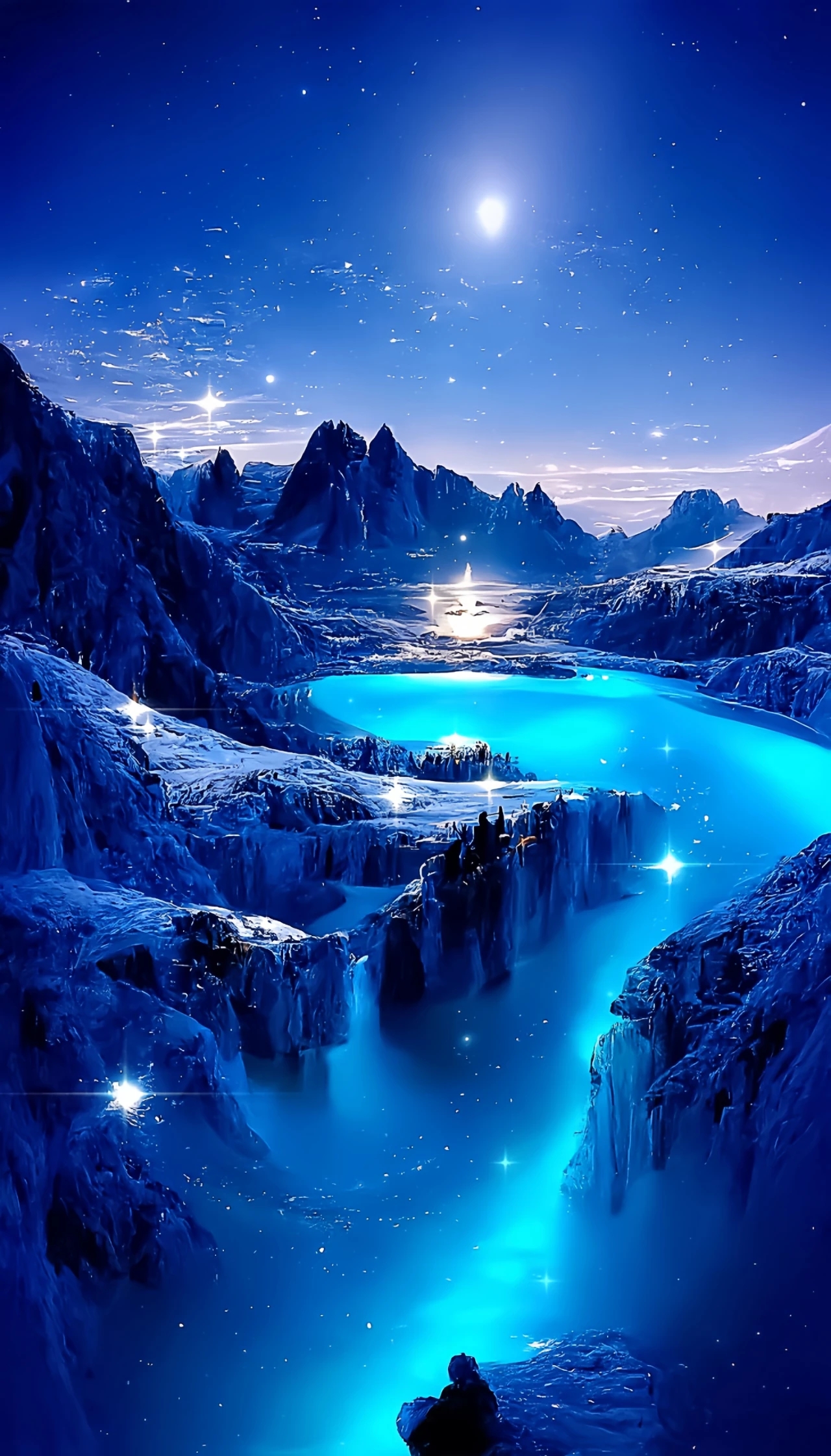 宇宙美景宇宙美景清晰图片最壮观的宇宙风景图克莱因蓝·神境壁纸