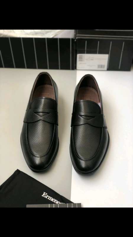 zegna杰尼亚男士商务休闲皮鞋