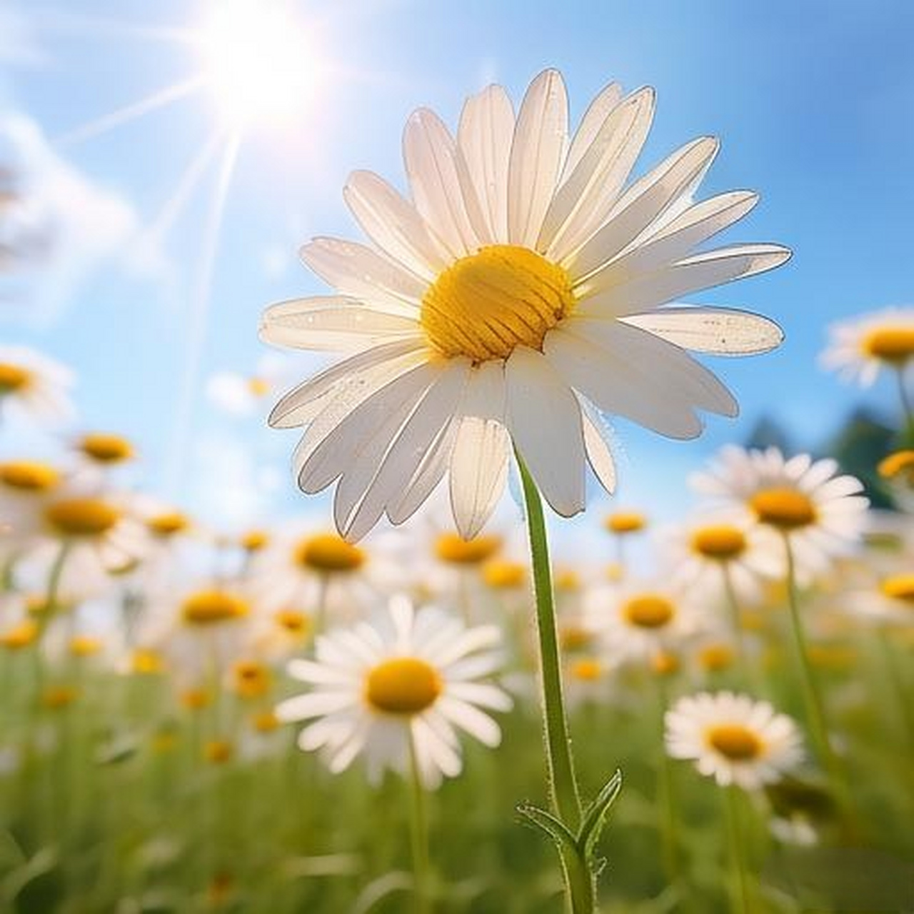 最靓头像壁纸征集赛#  清新唯美小雏菊,你喜欢吗?