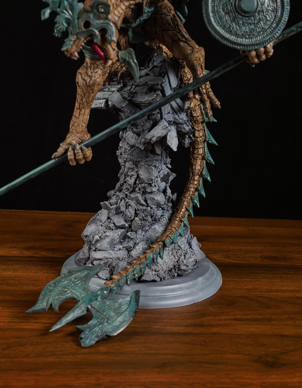 模型欣赏:gk 游戏《黑暗之魂》石像鬼雕像,by re