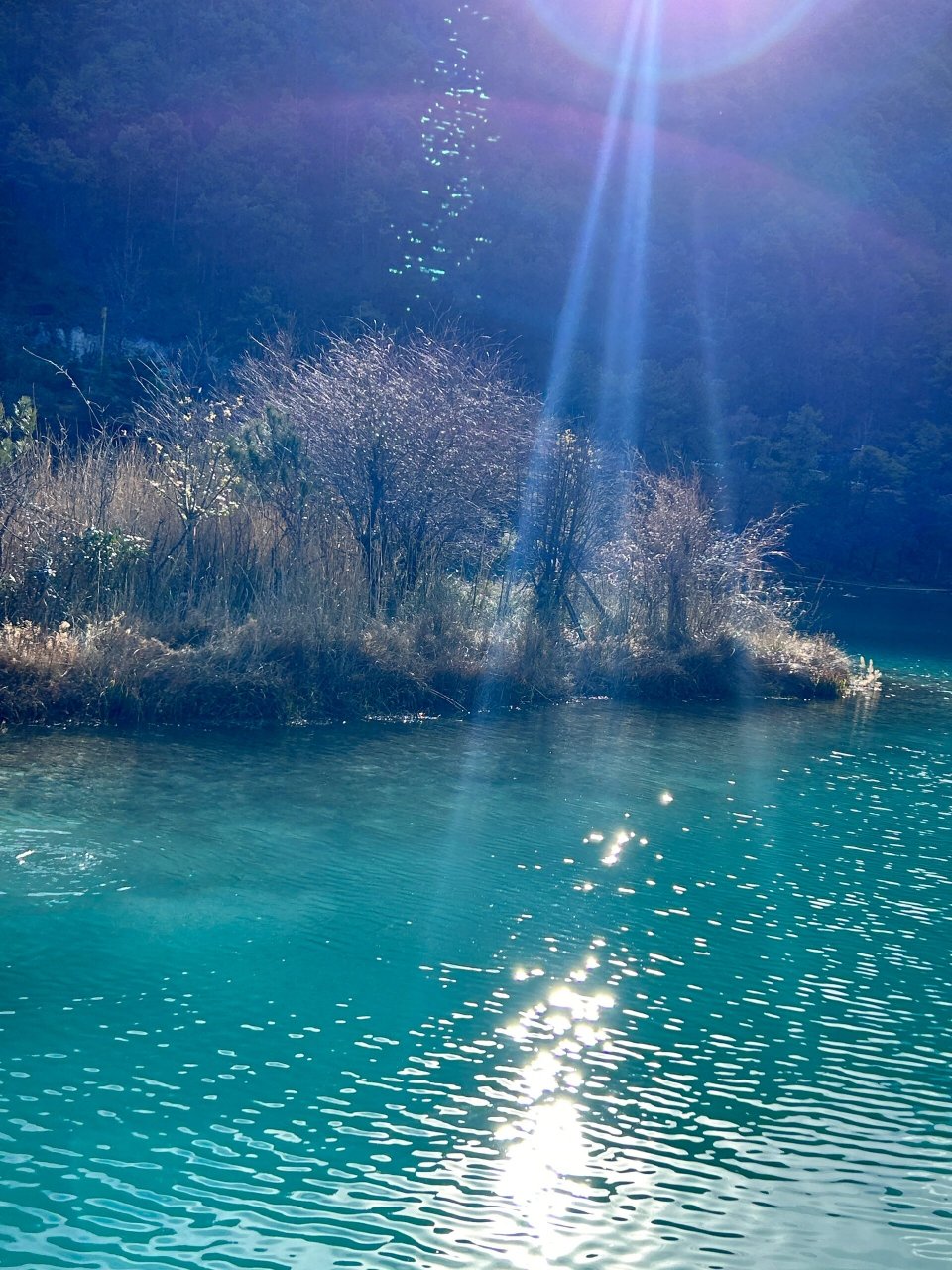 蓝月谷真是梦幻般的蓝