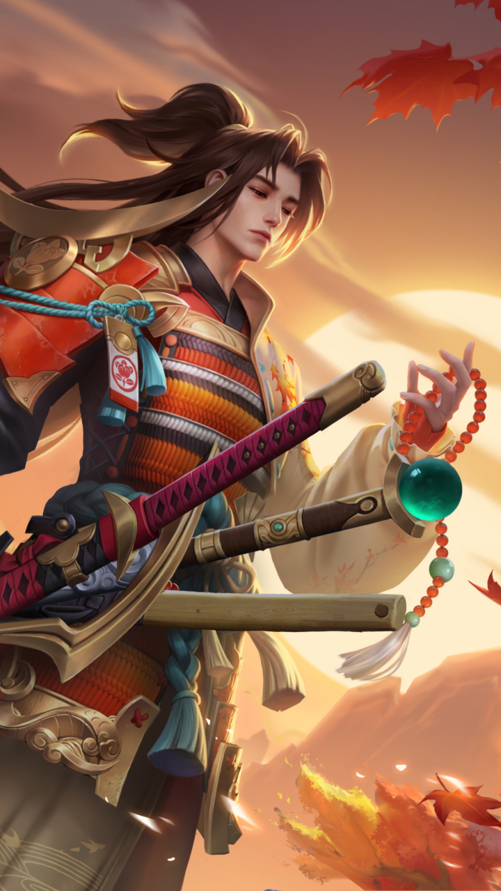 王者荣耀壁纸——橘右京&凯  橘右京设计原型  橘右京,是日本snk游戏