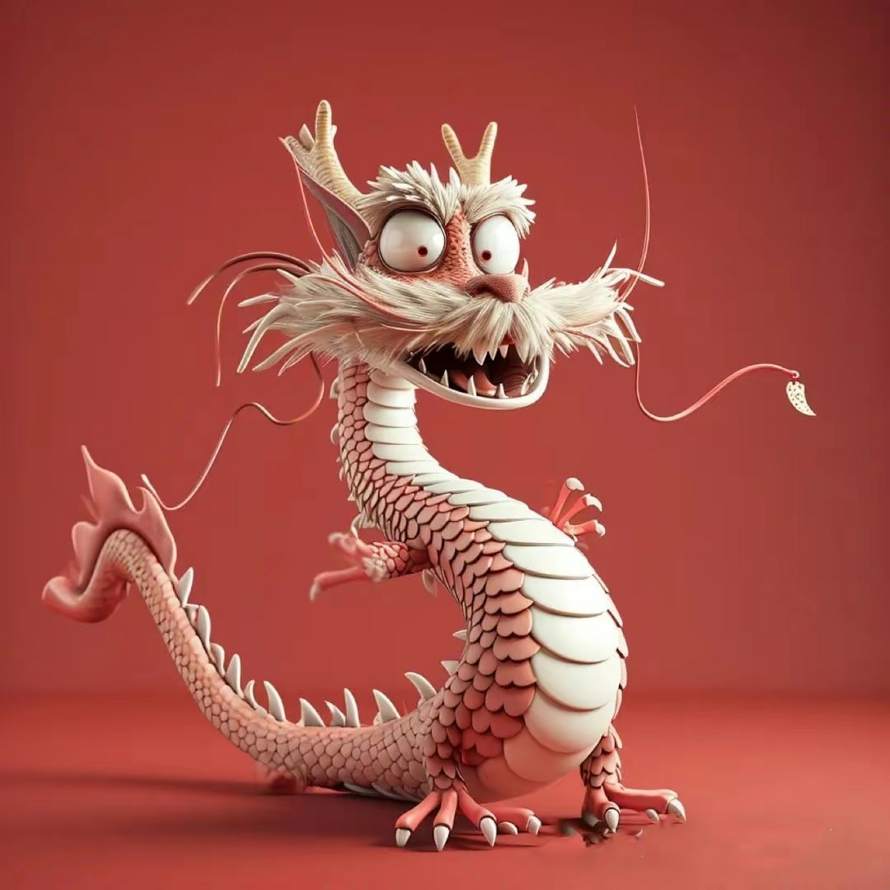 龙年红色头像~可爱的小龙龙 #跨年创作挑战赛