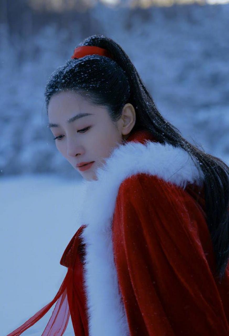 零下25度崇礼红袍古风女侠陶昕然惊艳出镜!