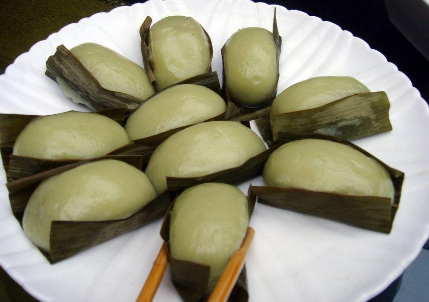 叶儿粑,是四川地区特色传统小吃