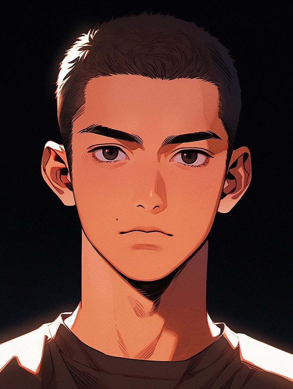 高质量复古男头208  男子汉,是那种坚毅,勇敢,有担当的人.