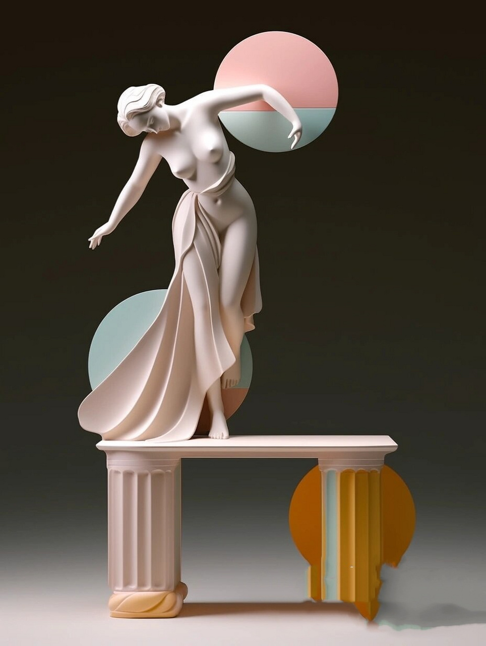 在当代雕塑作品中,艺术家们运用各种材质和技法,对维纳斯的形象进行了