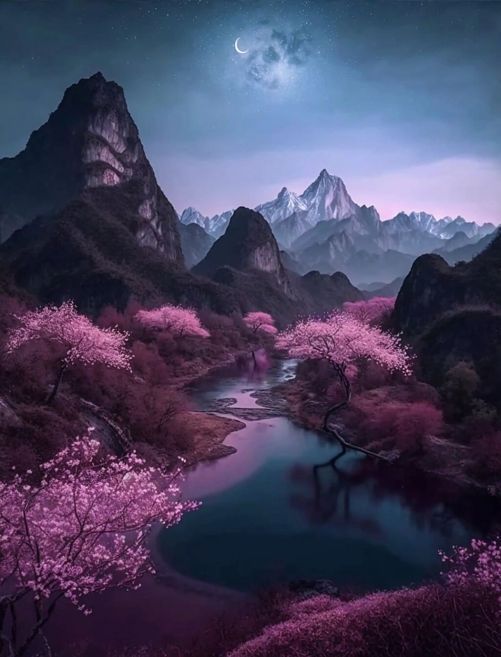 风景美图分享  分享了几张静物图片后,我又带来了这组山水风景图.这些