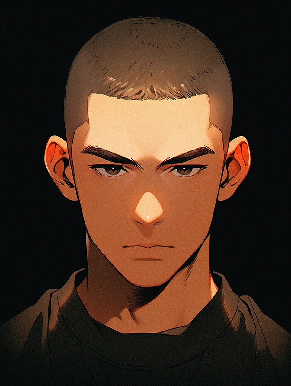 高质量复古男头208  男子汉,是那种坚毅,勇敢,有担当的人.