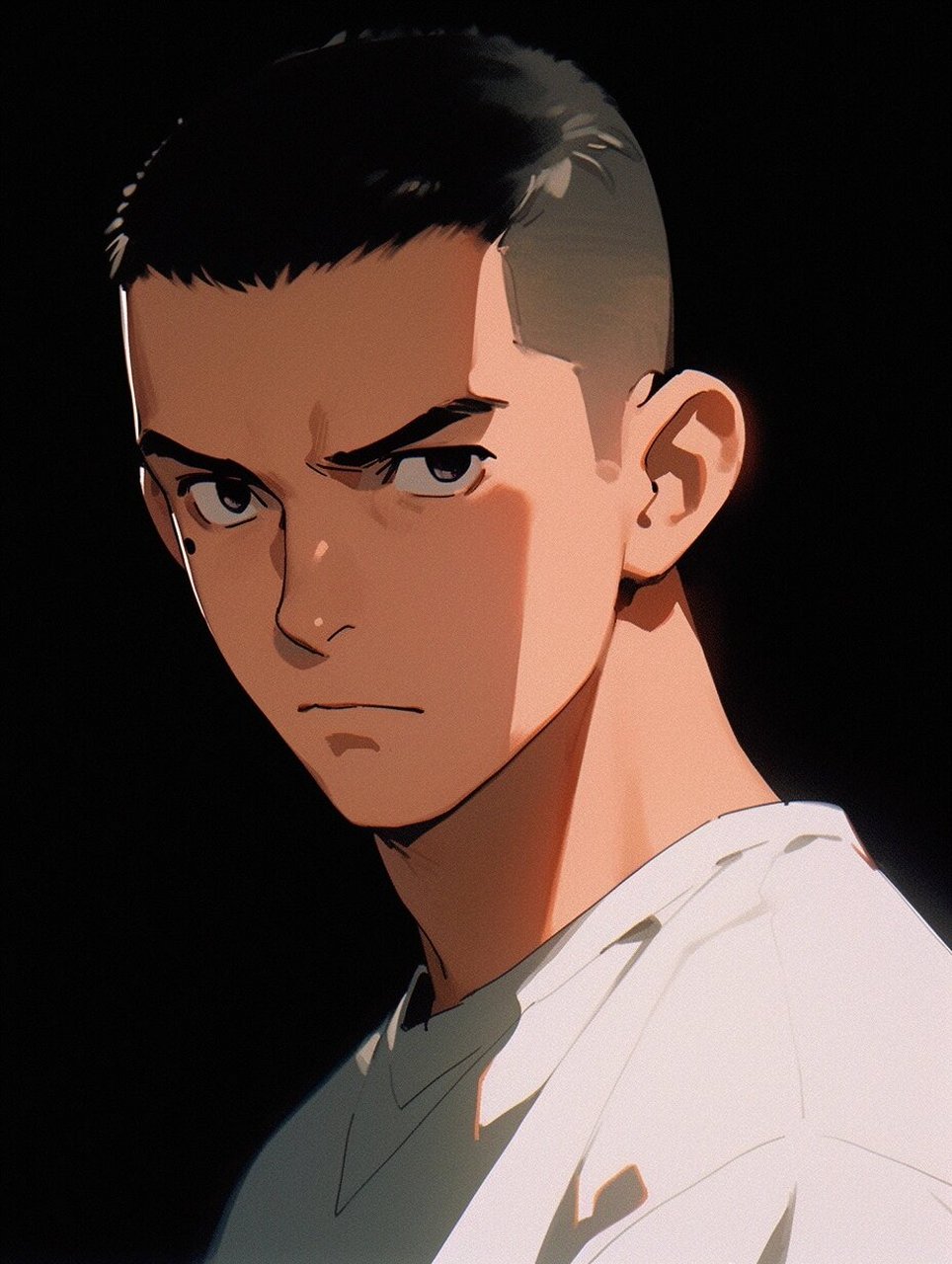 高质量复古男头208  男子汉,是那种坚毅,勇敢,有担当的人.