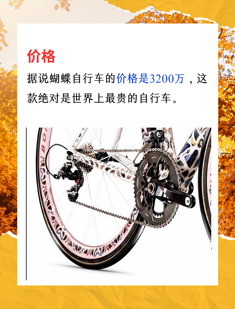 崔克蝴蝶自行车价格最贵的多少钱 自行车是过去的主要交通工具,当然