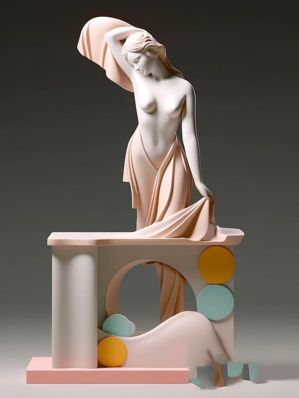 在当代雕塑作品中,艺术家们运用各种材质和技法,对维纳斯的形象进行了