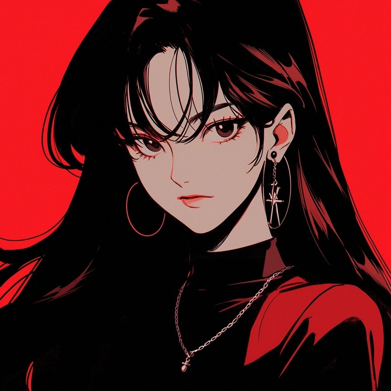 红色女头 热情如火的红色女生头像,点燃你的社交个性,快来选一个吧!