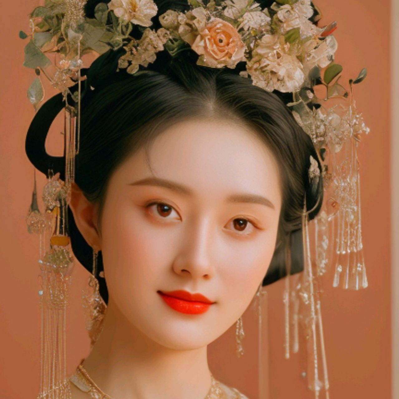 特别喜欢古代女人头上戴的那些头饰,那些垂下来的坠子左右晃动,感觉太