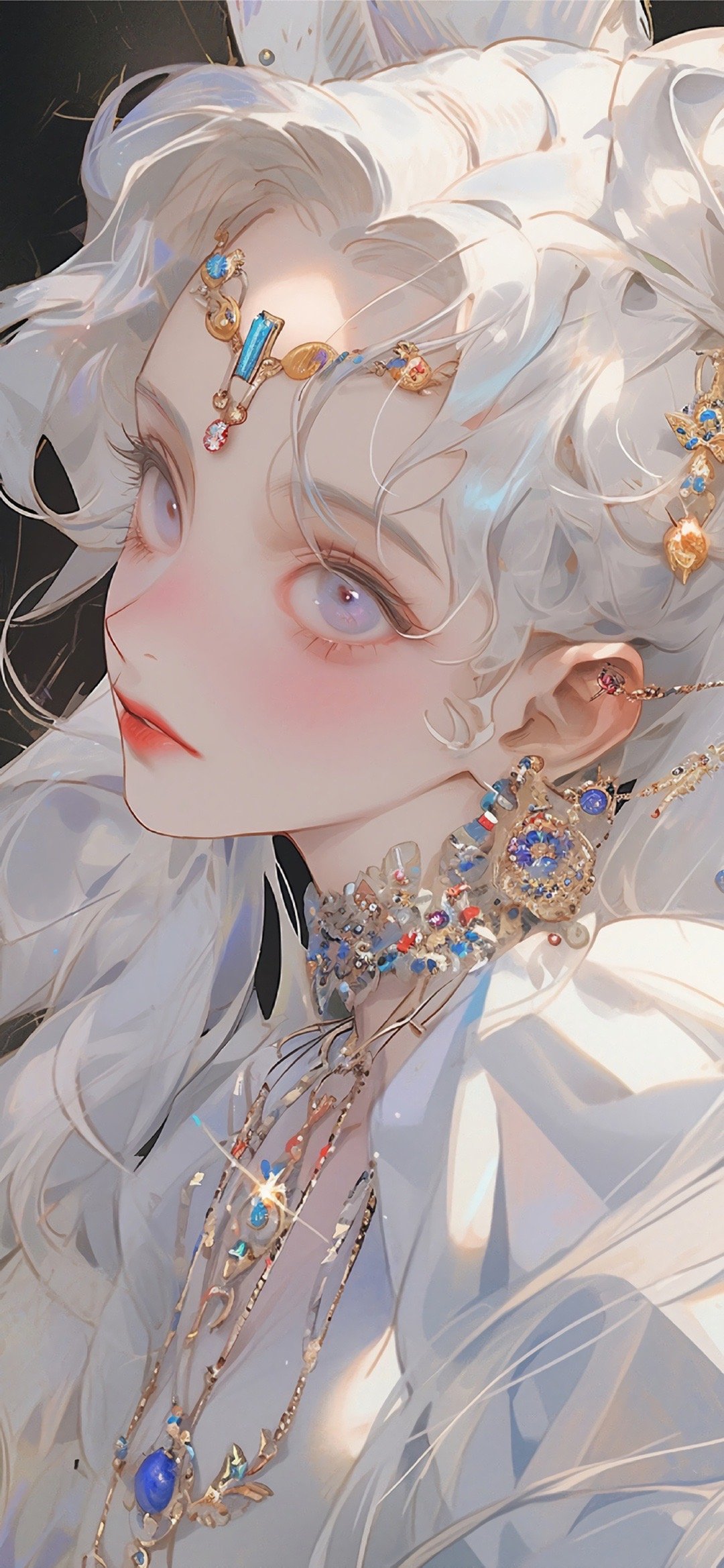 异域少女壁纸 她的气质高贵而神秘,身穿异域服装,仿佛是从另一个世界