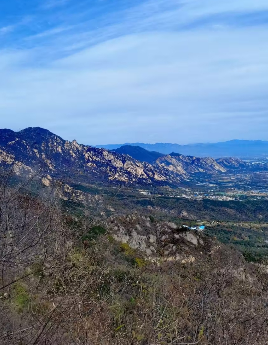 北京海淀阳台山自然风景区峰峦秀丽