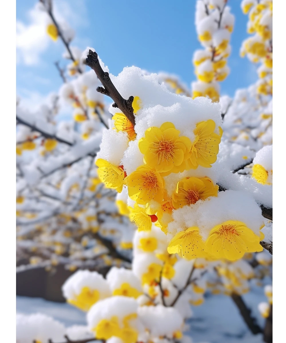 冬天常见的花图片