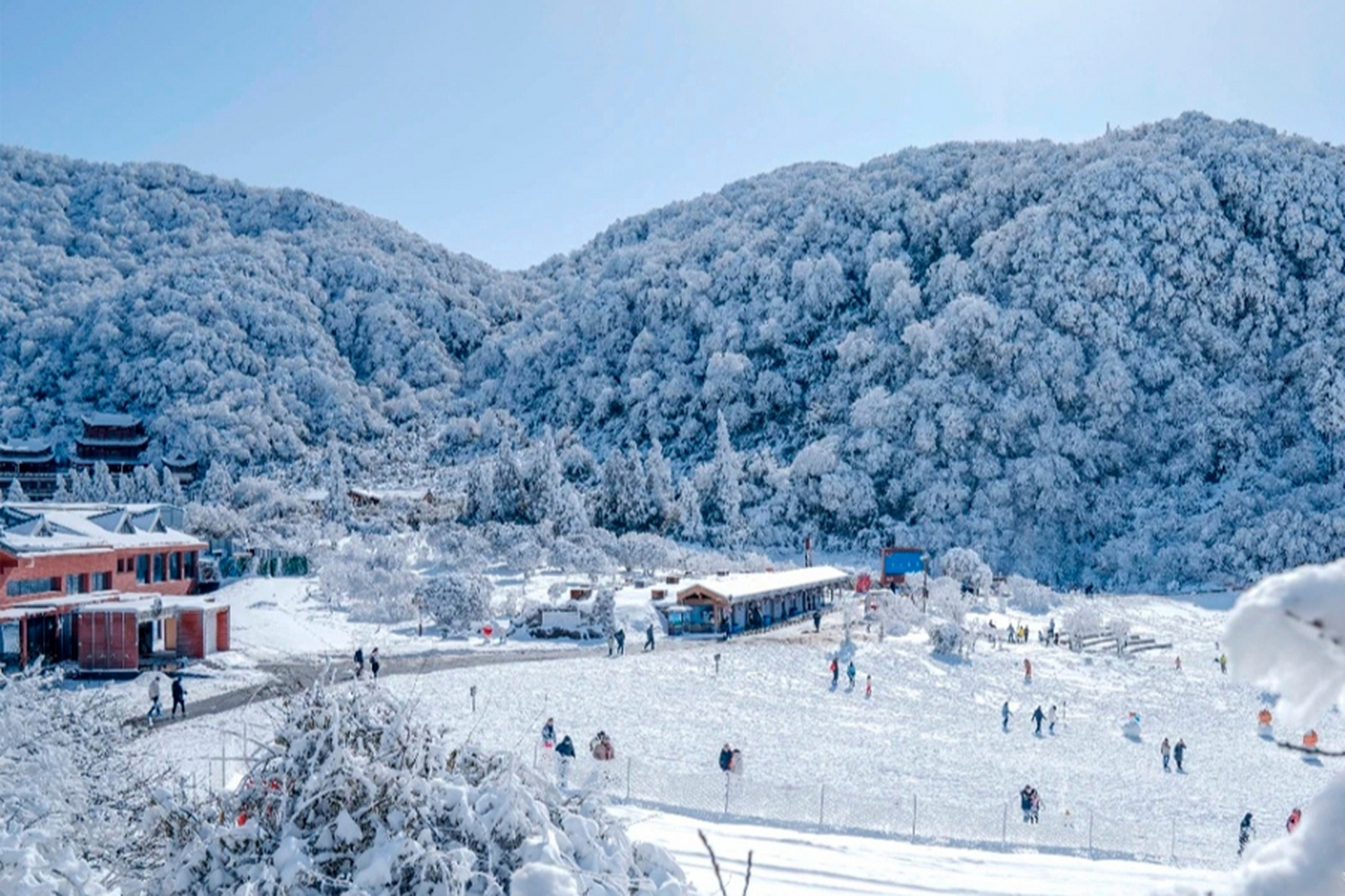 重庆看雪景点图片