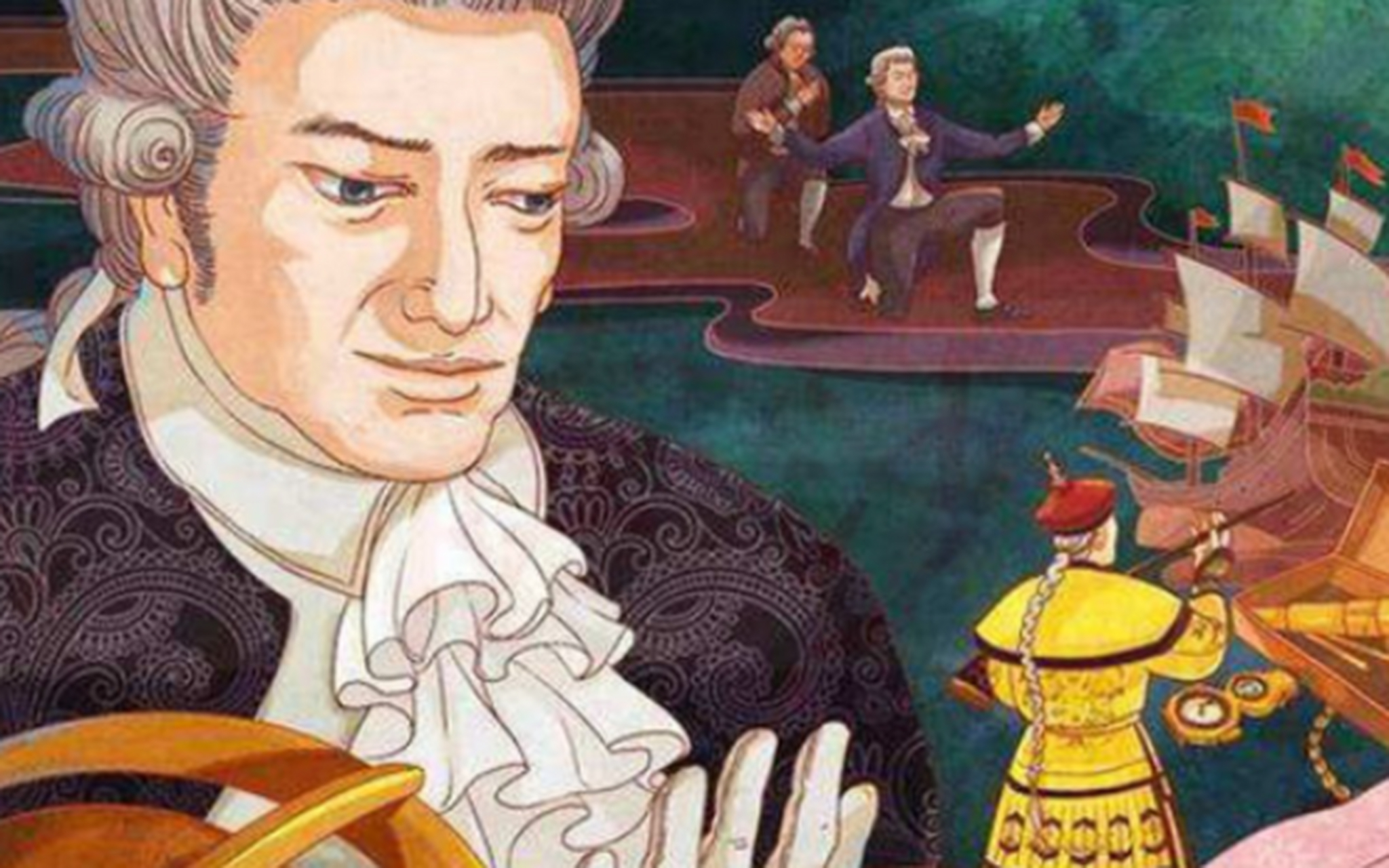 1793年,英国马戛尔尼使团访华,带来工业革命成果作为寿礼,期望达成通