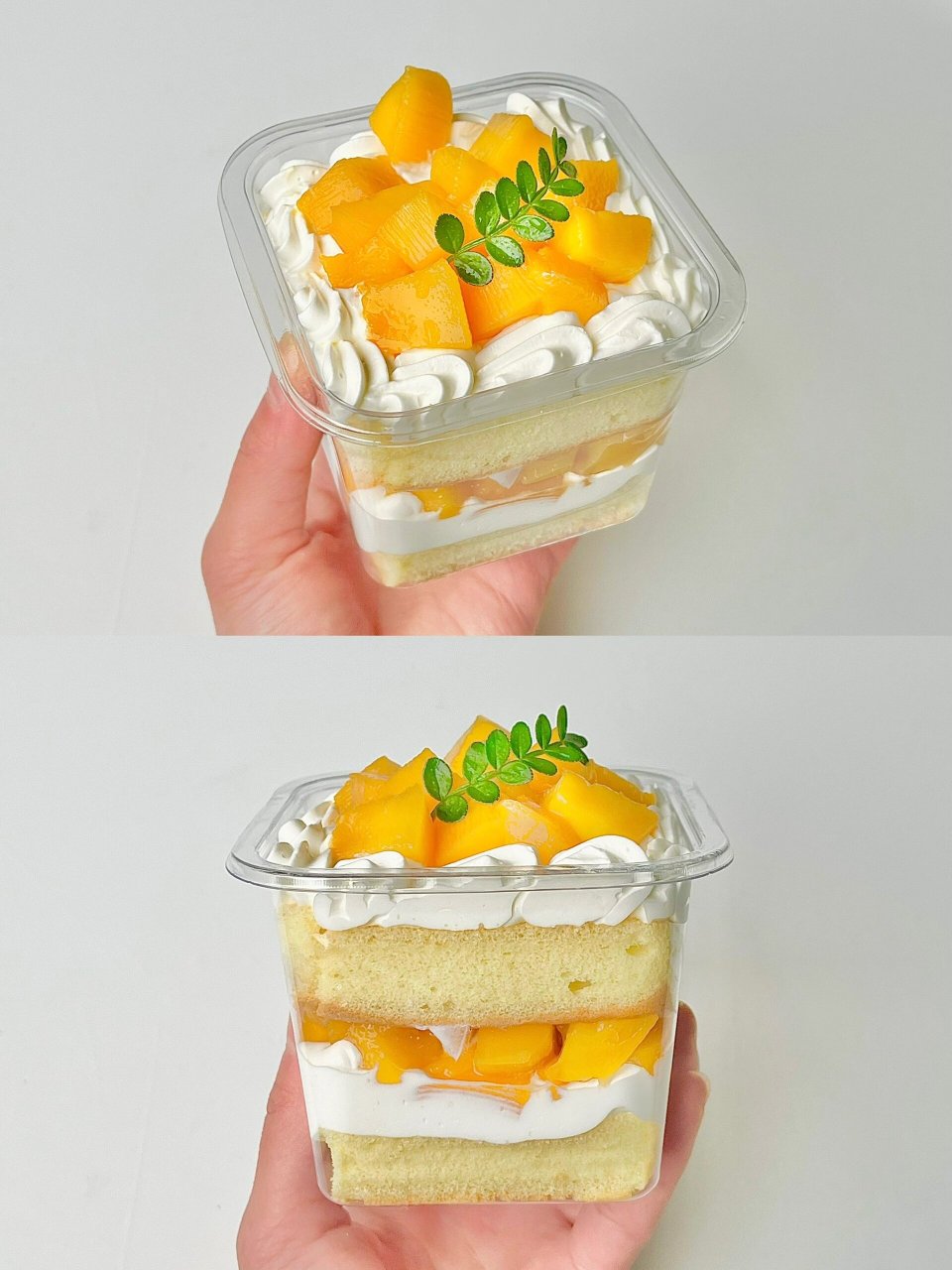 今天给大家分享一款不用抹面也能做的水果小蛋糕,芒果盒子蛋糕,蛋忖