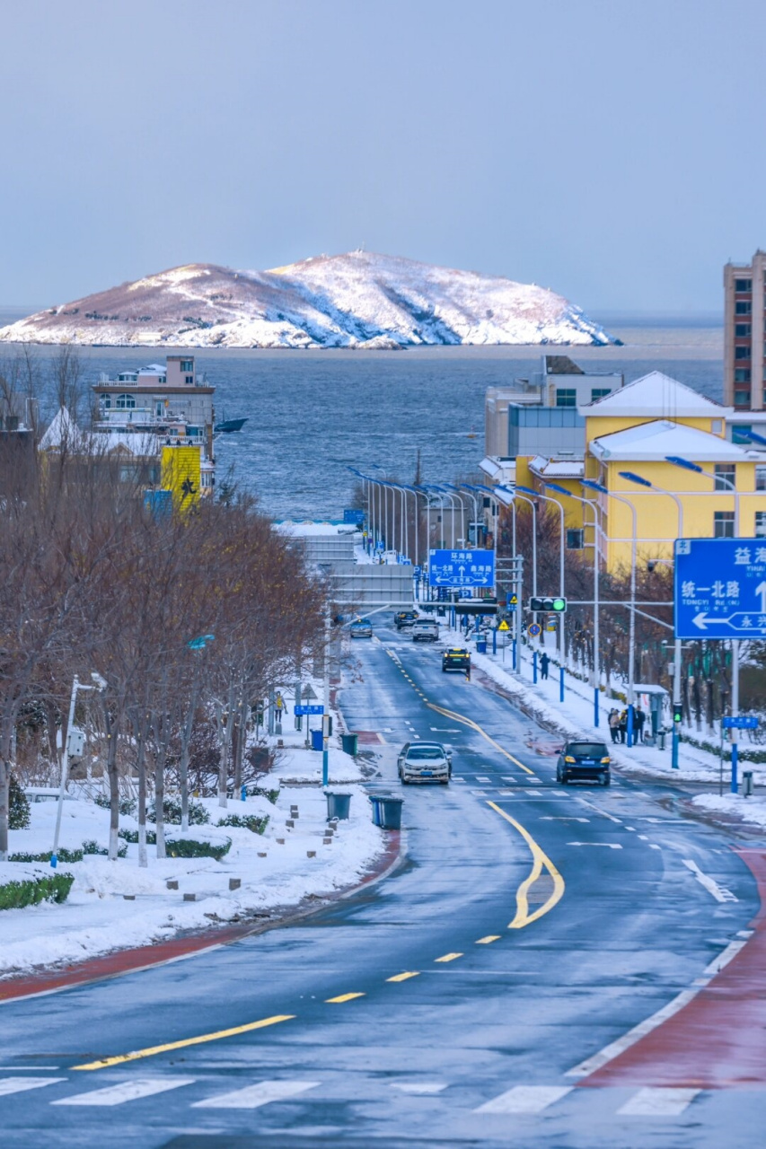 威海大雪图片