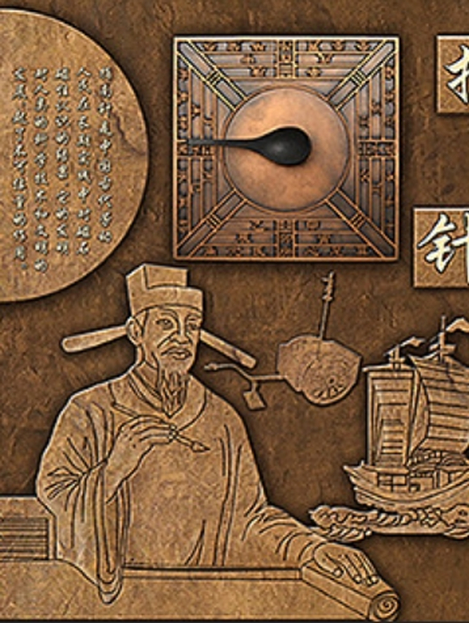 四大发明之指南针 指南针,在古代叫司南,主要组成部分是一根装在轴上