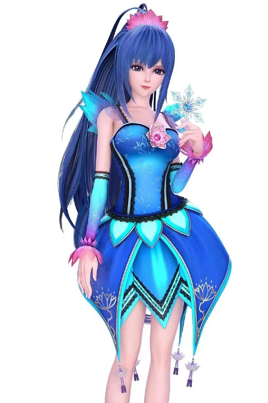 叶罗丽#思思的漫画美图壁纸,蛋糕派对有翅膀,新造型绝美,粉色礼服