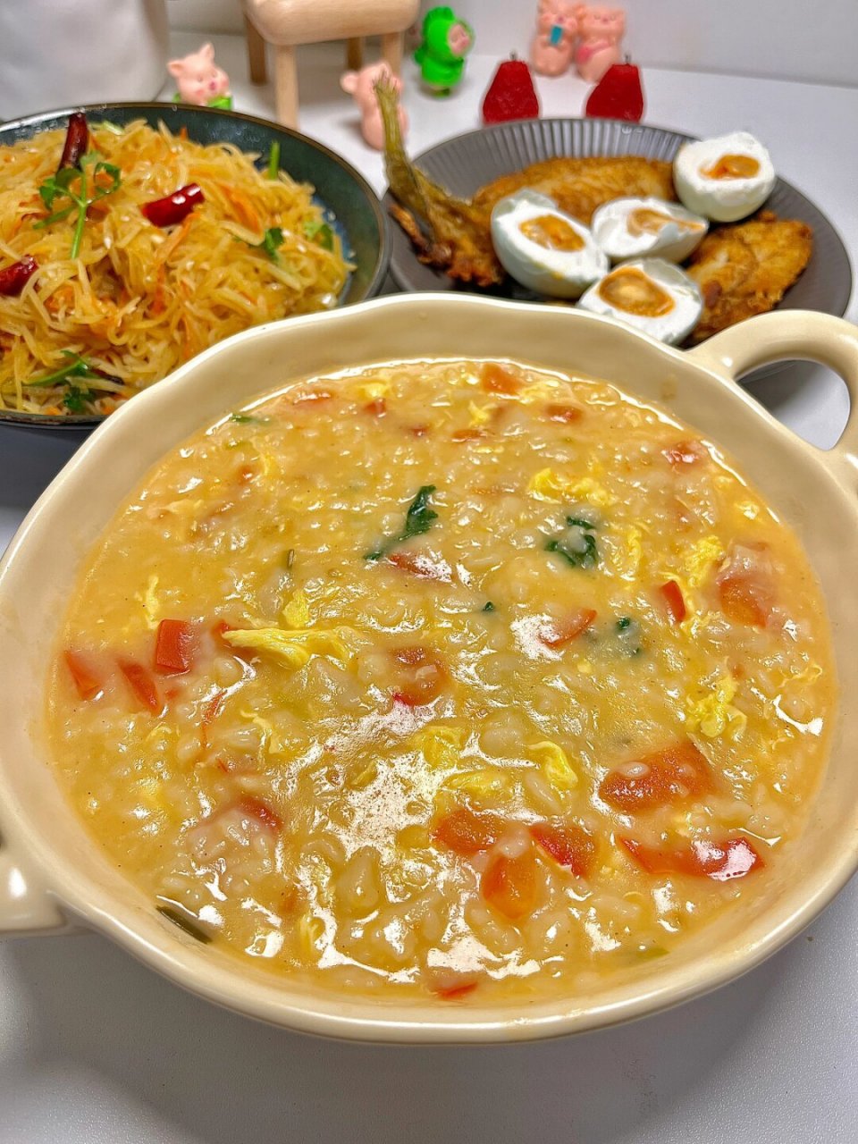 两人晚餐  【珍珠疙瘩汤】在寒冷的冬天,没有什么比一碗热乎乎的疙瘩