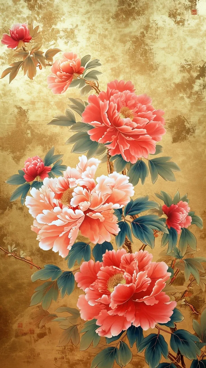 手机电脑头像壁纸-牡丹花开,富贵自然来  牡丹花的花语和寓意是象征着