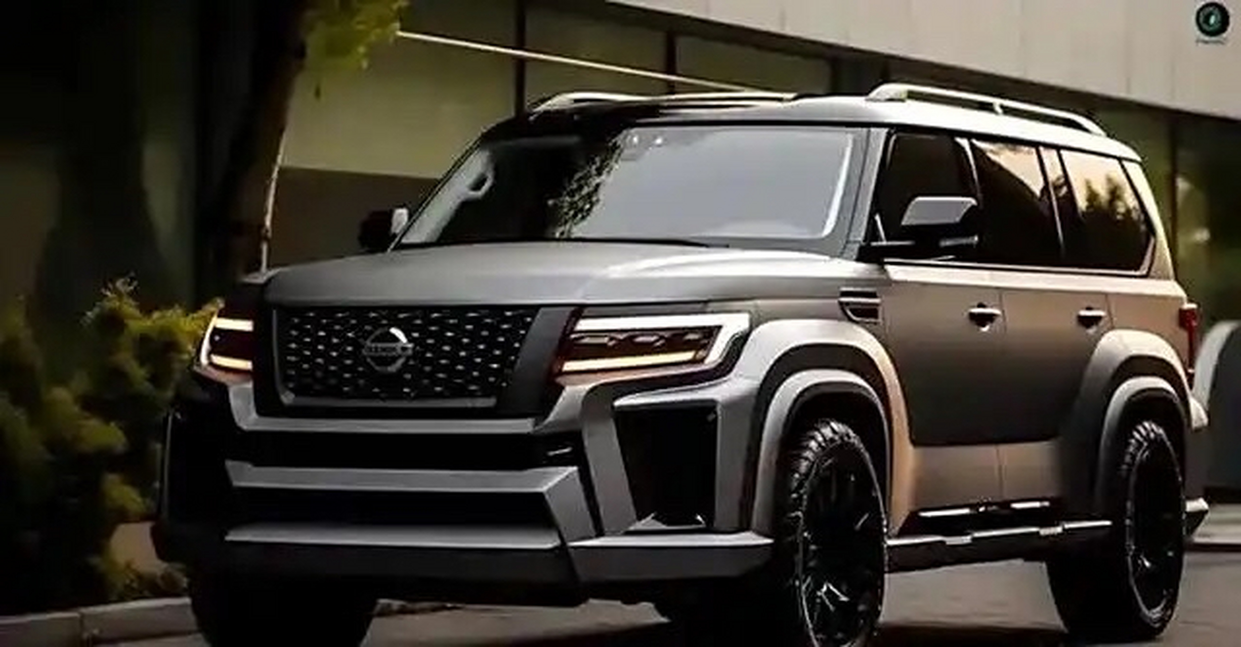 全新一代日产途乐,外观颜值"帅炸天",侧面比路虎卫士还帅,前脸犀利