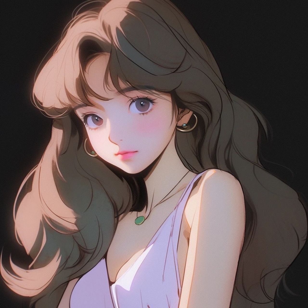 女生头像 温柔的眼眸,柔美的轮廓,这样的女生头像,你值得拥有.