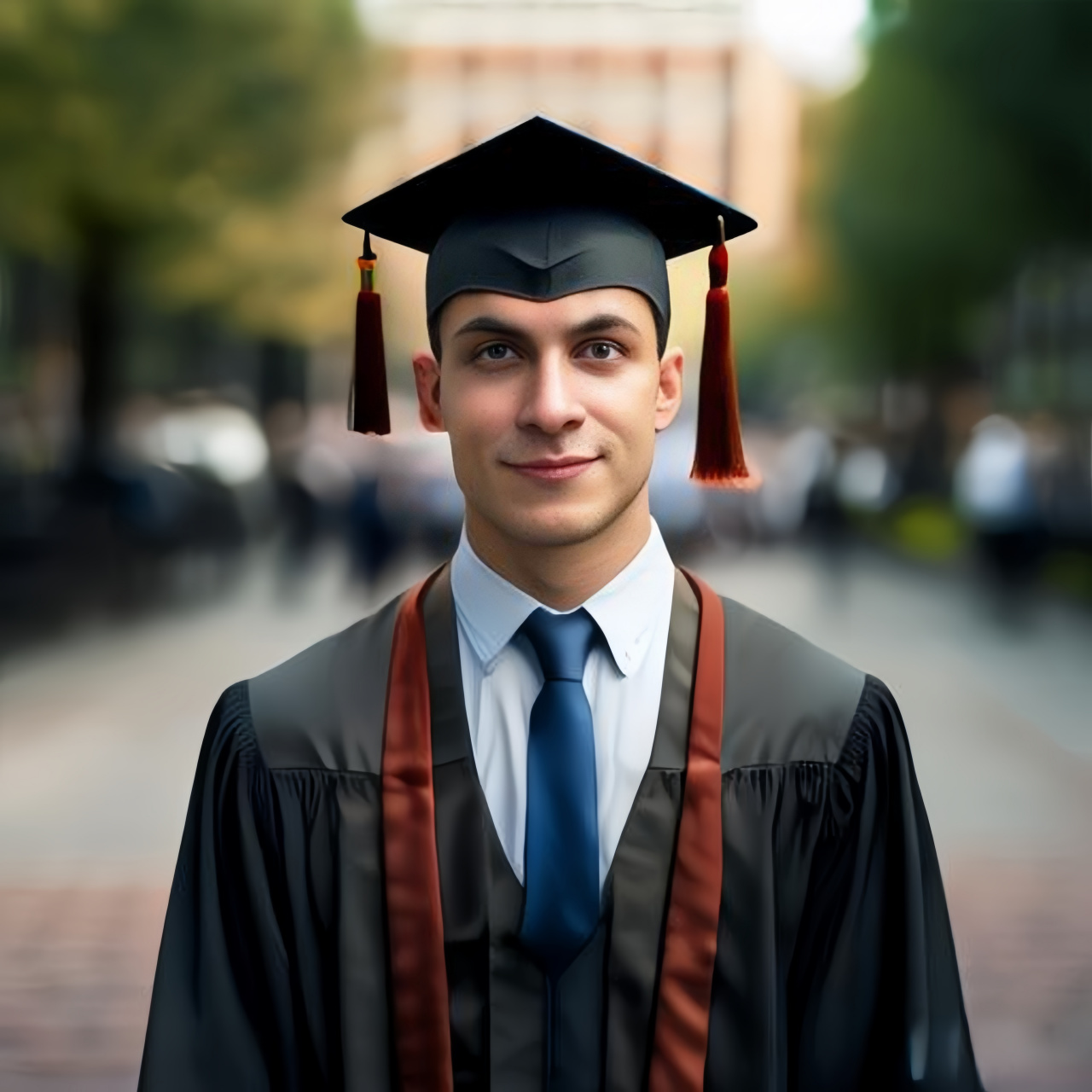 人物头像,博士帽 多少人梦想着自己学业有成,戴上这顶帽子.