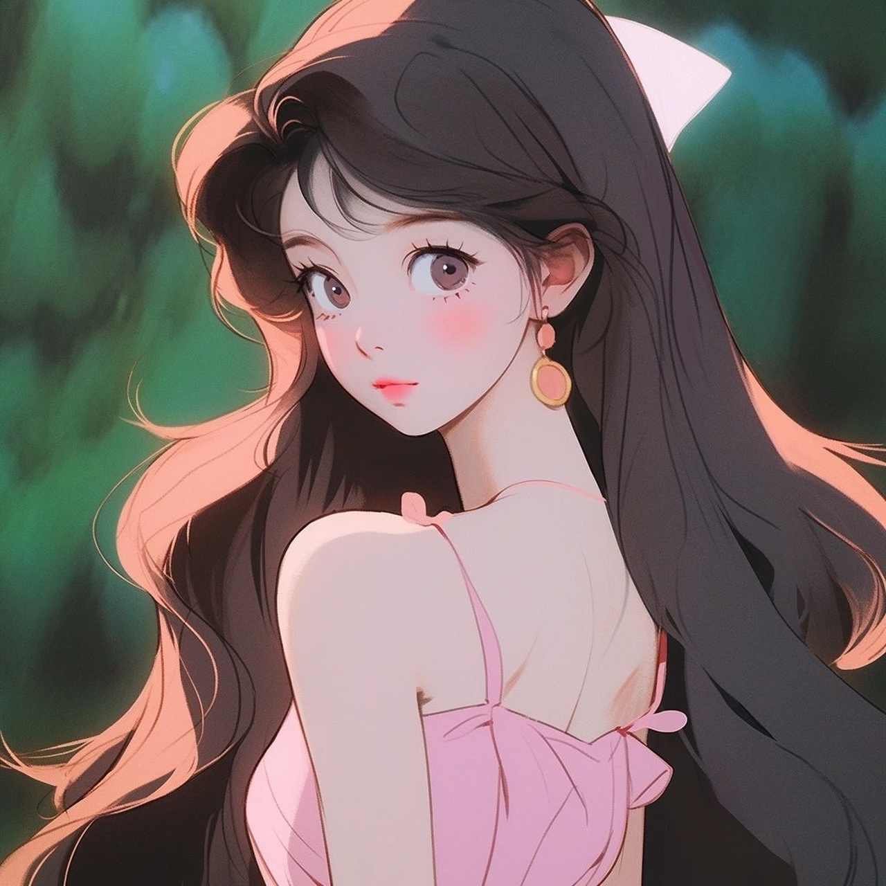 女生头像 温柔的眼眸,柔美的轮廓,这样的女生头像,你值得拥有.