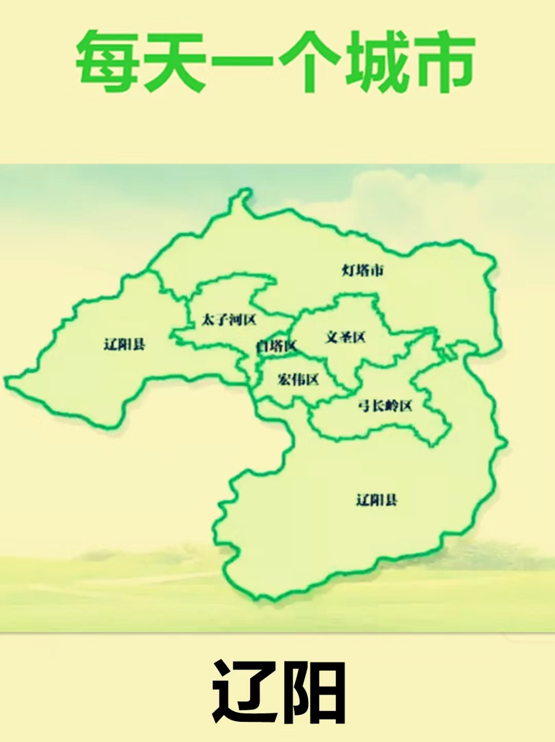 每天了解一个城市——辽阳