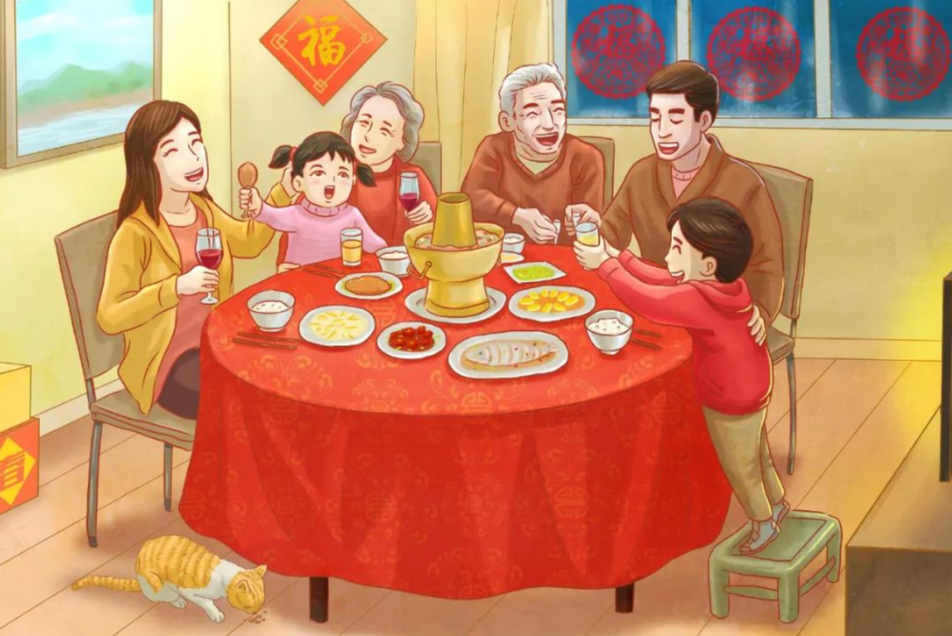 春节是中华民族的传统佳节,承载着许多美好的回忆.